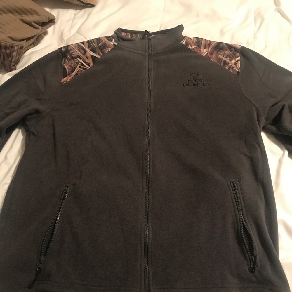NWOT Ducks Unlimited Zip up fleece